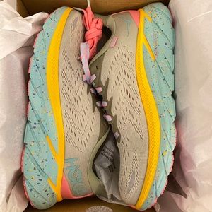 Free People x Hoka Clifton 8 Seaweed/Green Tea